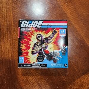 New Hasbro G.I. Joe Ninja Speed Cycle Set - Black and Red